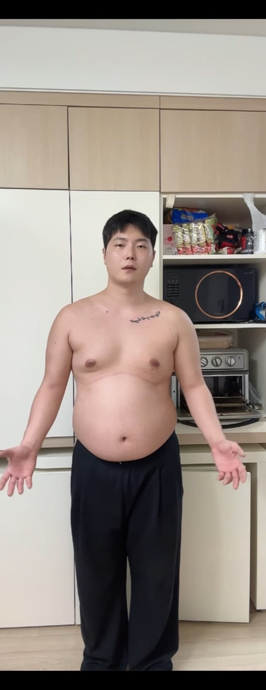 현재 110kg로 돌아온 온백